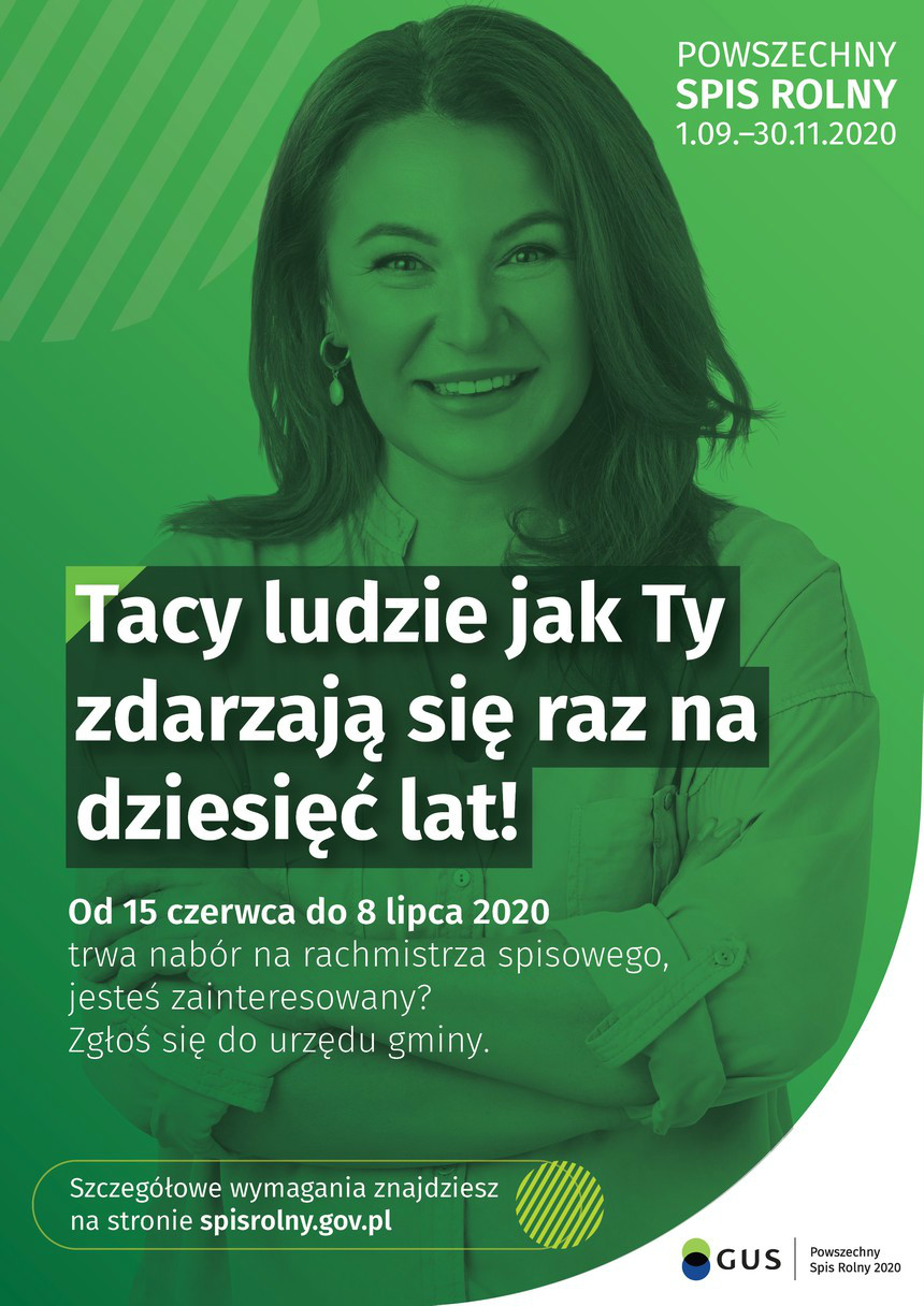 Plakat Spis Rolny 2020