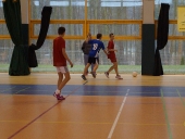 26.03.2015- Gminne zawody halowej piłki nożnej chłopców gimnazjum