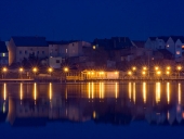 Molo spacerowe nocą