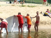 Ratownicy WOPR podczas codziennych zajęć