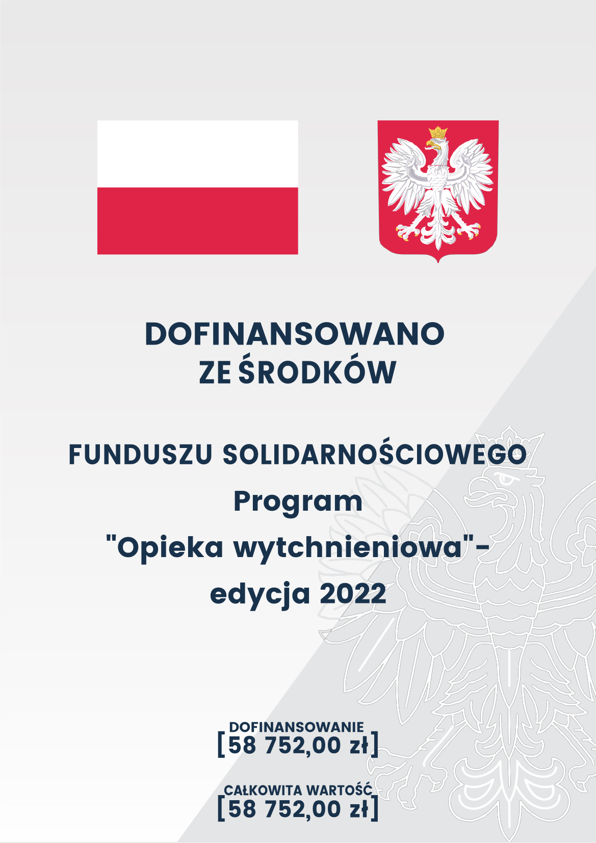 Opieka wytchnieniowa - edycaj 2022