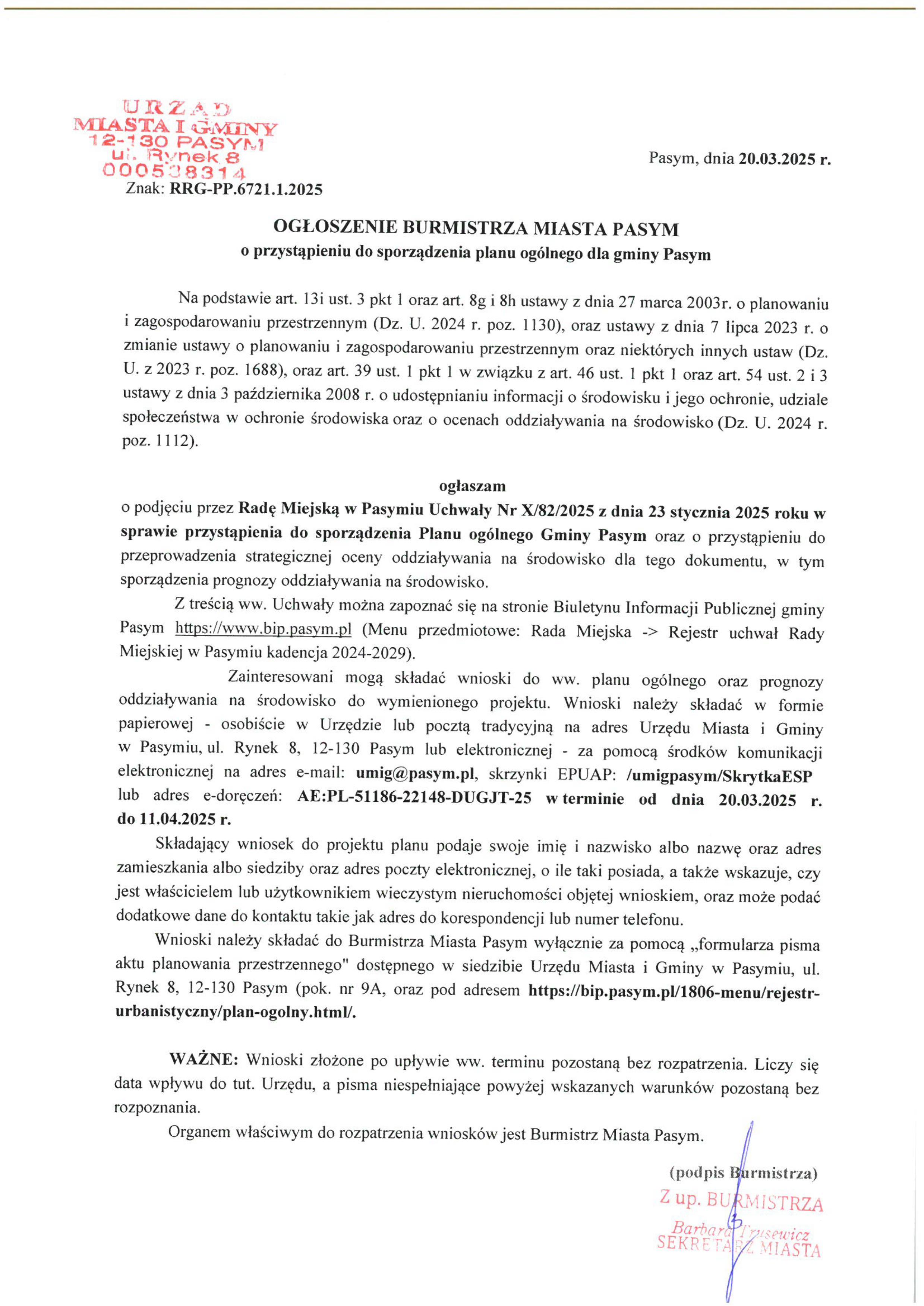 Ogłoszenie 01