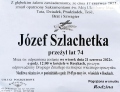 Nekrolog - J. Szlachetka