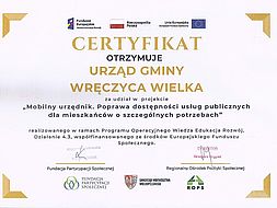 Obrazek - Certyfikat "Mobilny Urzędnik"