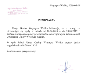 Obrazek - Godziny Pracy
