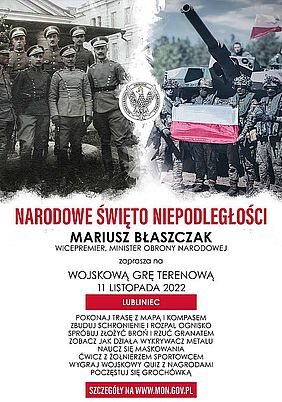 Wojskowa gra terenowa w Lublincu