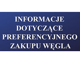 Preferencyjny zakup węgla