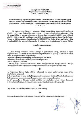 Obrazek - Zarządzenie