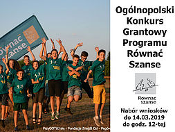 Obrazek - Programu Równać Szanse 2019