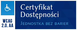 certyfikat dostępności - Jednostka bez barier